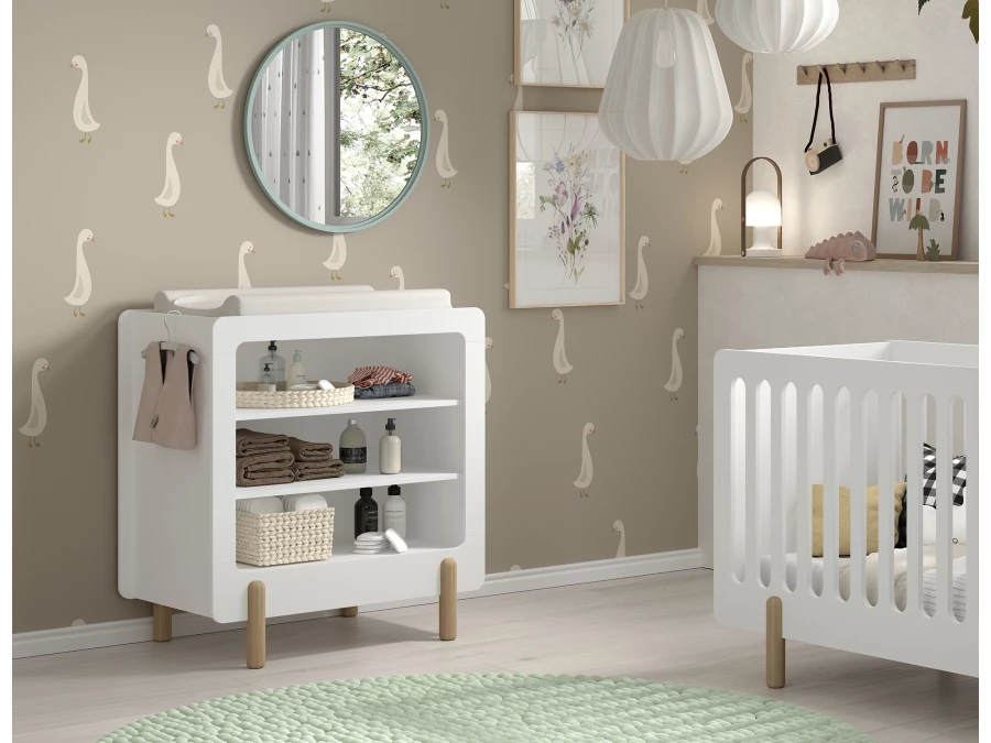 Jaxx Smile commode wit - Afbeelding 2