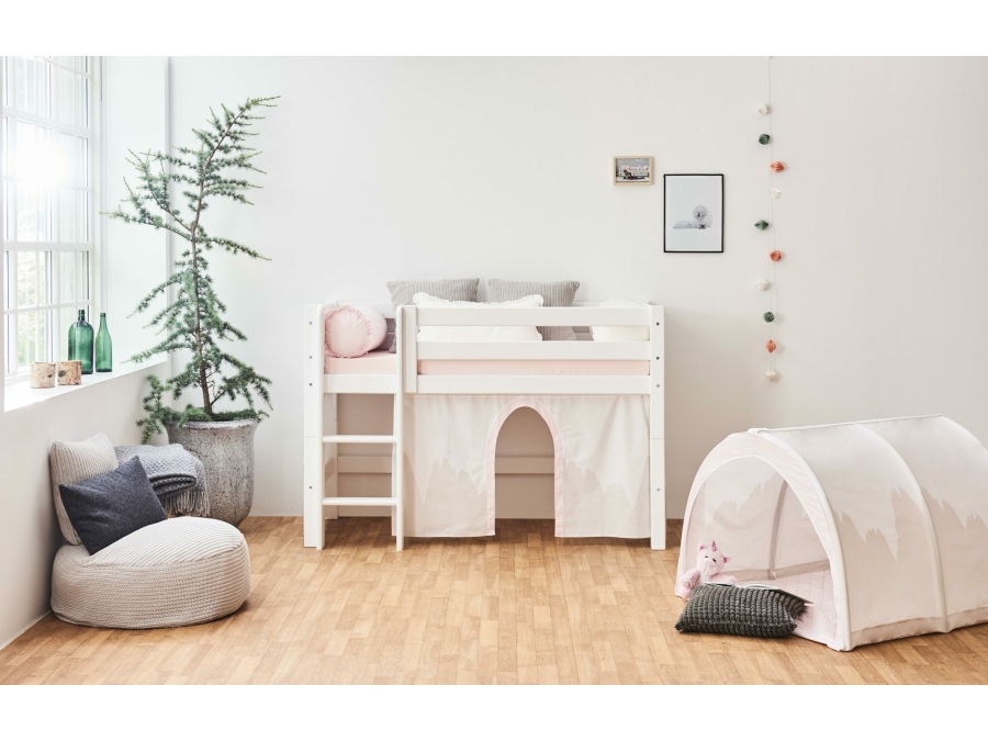 Hoppekids ECO Luxury halfhoogslaper 70x160 - rechte ladder - Afbeelding 2