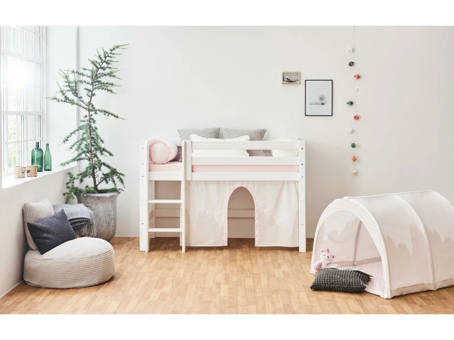 Hoppekids ECO Luxury halfhoogslaper 70x160 - rechte ladder - Afbeelding 2