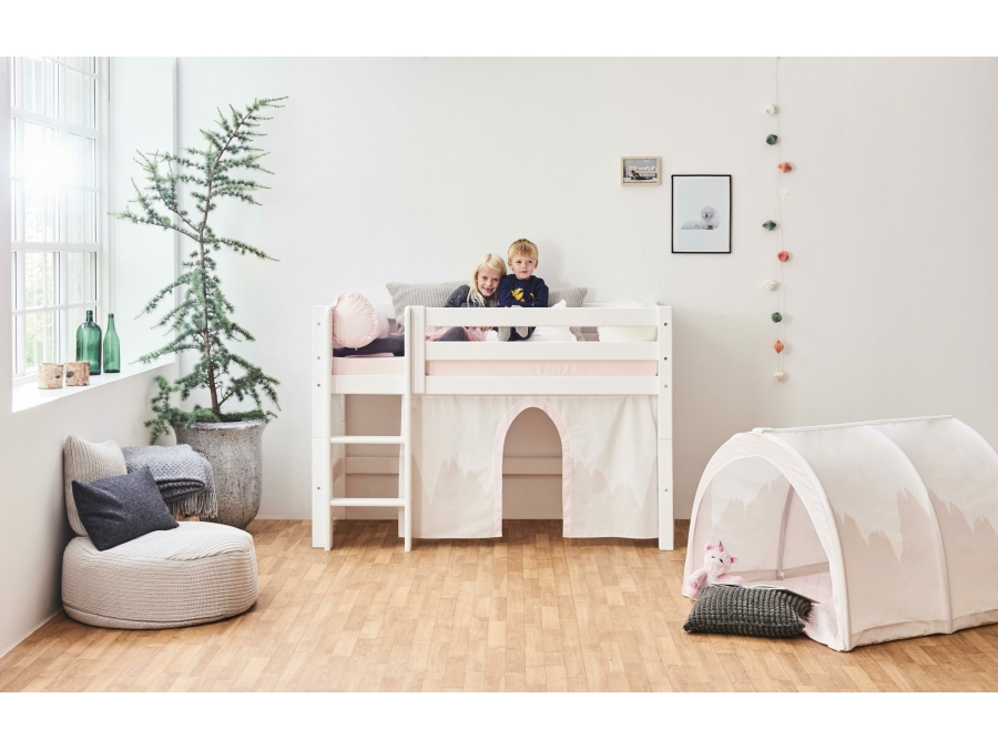 Hoppekids ECO Luxury halfhoogslaper 70x160 - rechte ladder - Afbeelding 3