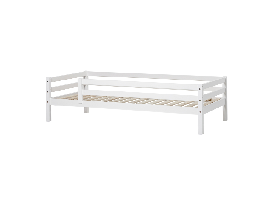 Hoppekids ECO Dream eenpersoonsbed met uitvalbeschermer 90x200 - wit