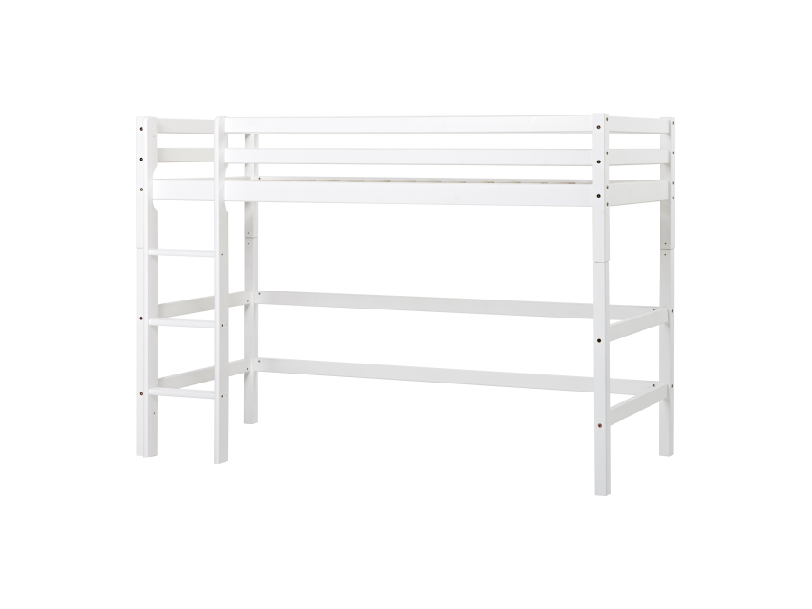 Hoppekids ECO Dream verhoogde halfhoogslaper 90x200 - wit
