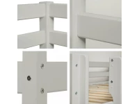 Hoppekids ECO Comfort halfhoogslaper 70x160 - Dove Grey - Afbeelding 5