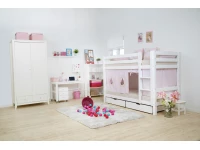 Hoppekids ECO Luxury stapelbed 90x200 - rechte ladder - Afbeelding 2