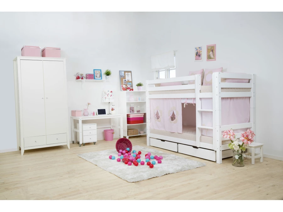 Hoppekids ECO Luxury stapelbed 90x200 - rechte ladder - Afbeelding 2