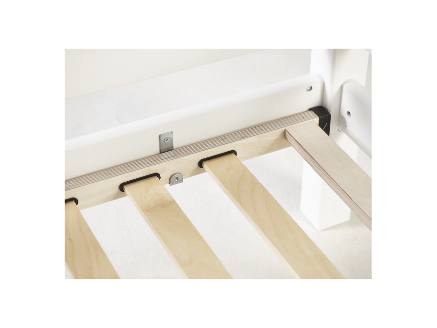 Hoppekids ECO Luxury halfhoogslaper met glijbaan 90x200 - rechte ladder - luxe bodem - Afbeelding 7