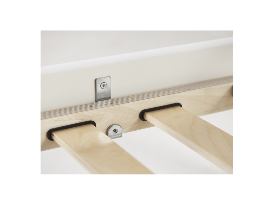 Hoppekids ECO Luxury halfhoogslaper met glijbaan 90x200 - rechte ladder - luxe bodem - Afbeelding 8