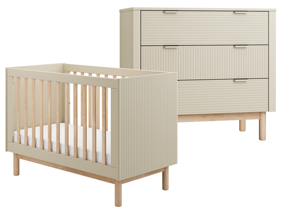 Pinio Miloo 2-delige babykamer - champagne