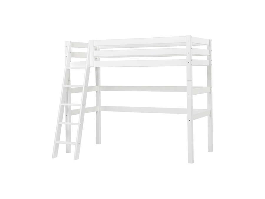 Hoppekids ECO Luxury hoogslaper 90x200 - schuine ladder