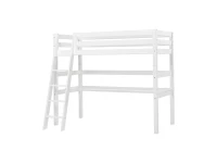 Hoppekids ECO Luxury hoogslaper met bureau 90x200 - schuine ladder - luxe bodem