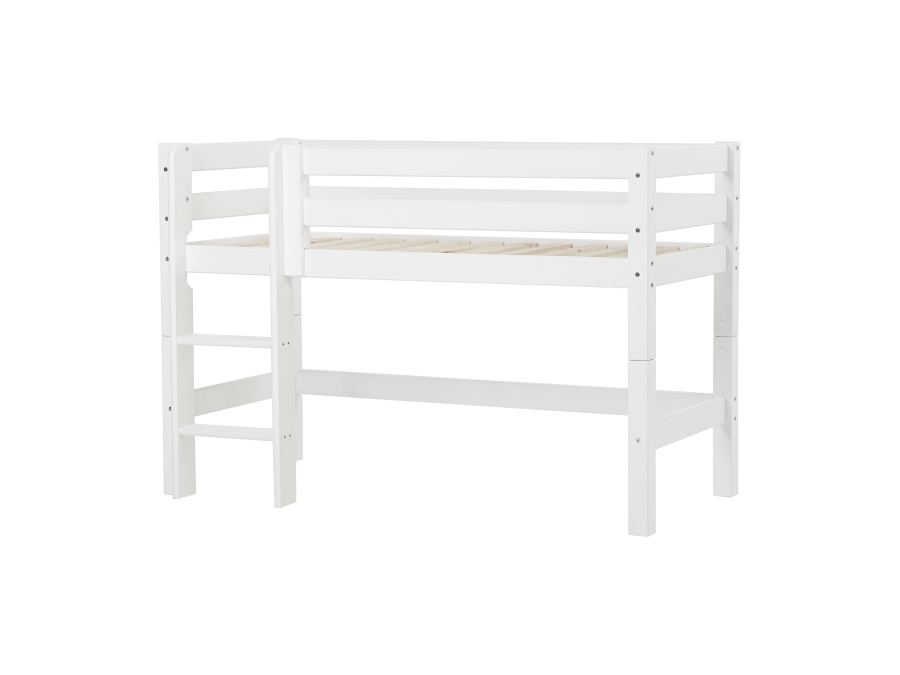 Hoppekids ECO Luxury halfhoogslaper 70x160 - rechte ladder