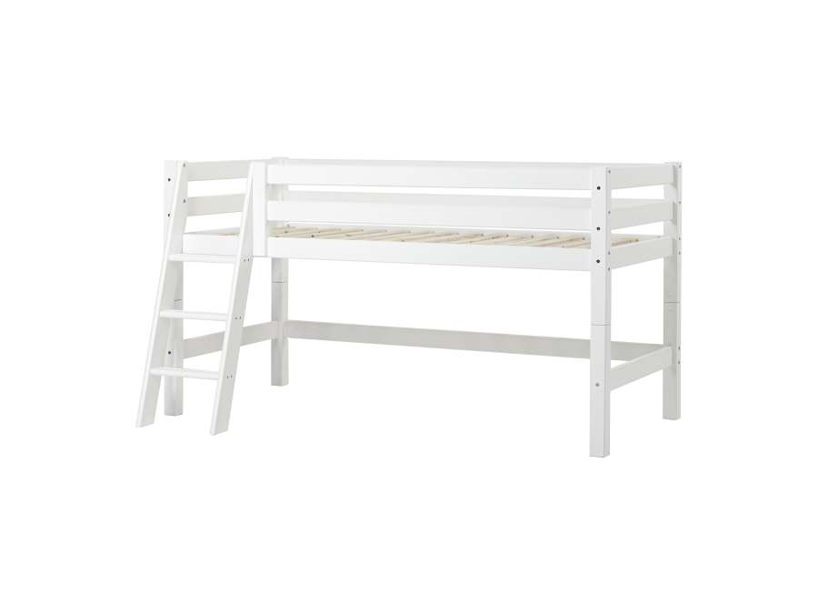 Hoppekids ECO Luxury halfhoogslaper 90x200 - schuine ladder