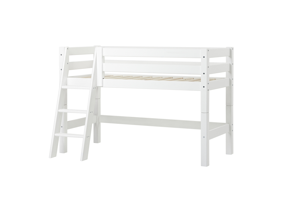 Hoppekids ECO Luxury halfhoogslaper 70x160 - schuine ladder