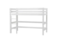 Hoppekids ECO Luxury verhoogde halfhoogslaper 90x200 - rechte ladder - luxe bodem