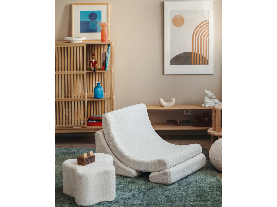 WigiWama cloud poef - Cream White - Afbeelding 3