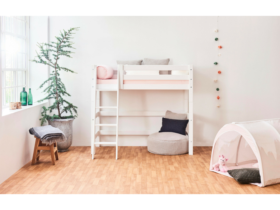 Hoppekids Winter Wonderland rond kussen - roze - Afbeelding 7