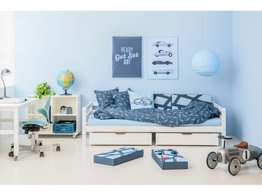 Hoppekids Cars kussen - lichtblauw - Afbeelding 2