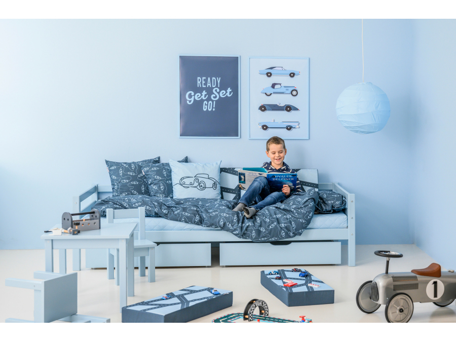 Hoppekids Cars kussen - lichtblauw - Afbeelding 3