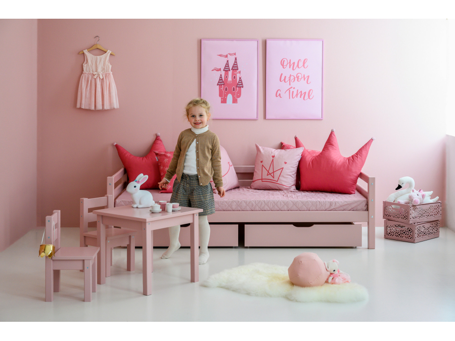 Hoppekids PRINCESS kussen - kroon - Afbeelding 3