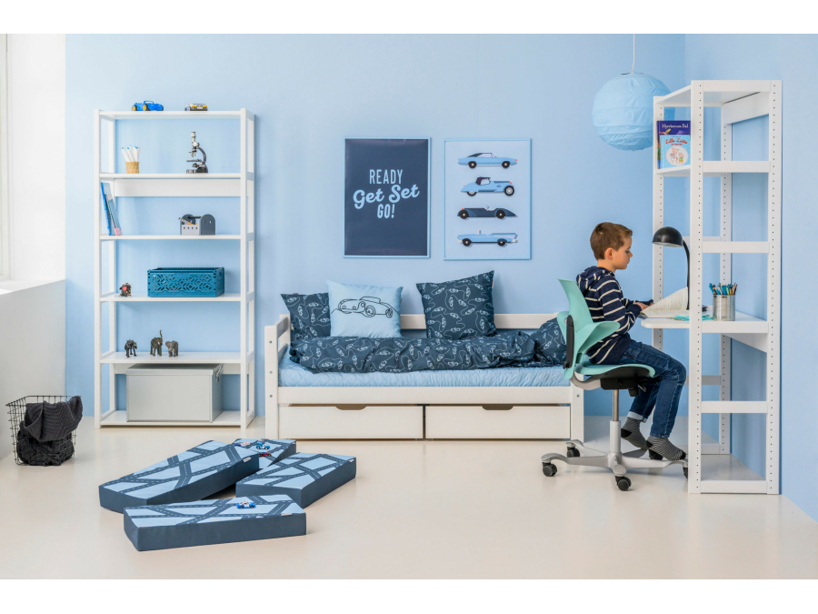 Hoppekids Cars kussen - donkerblauw - Afbeelding 3