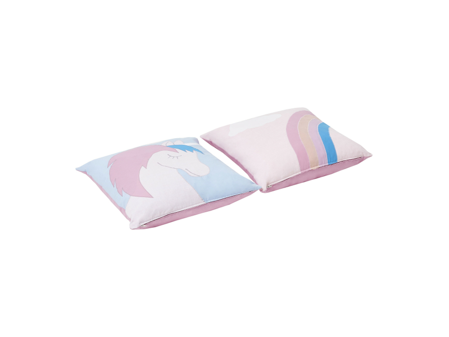 Hoppekids Unicorn kussen - set 2 stuks