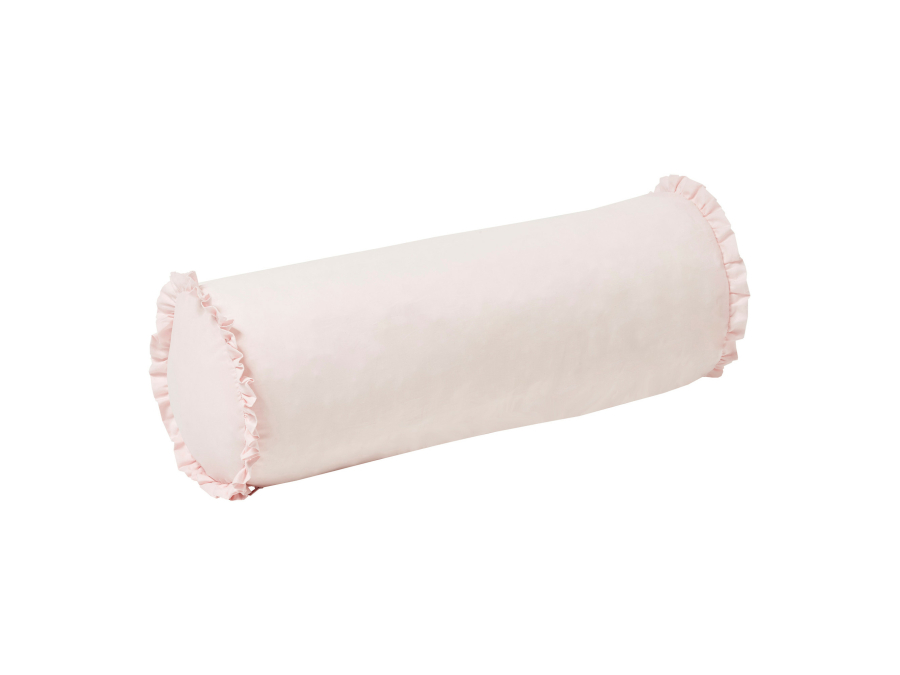 Hoppekids Winter Wonderland rond kussen - roze