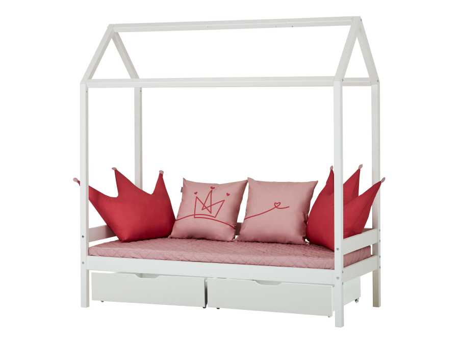 Hoppekids PRINCESS kussen - kroon - Afbeelding 5