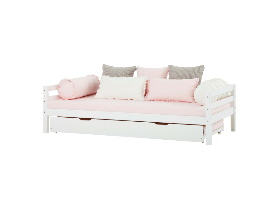 Hoppekids Winter Wonderland kussen - wit en roze - Afbeelding 4