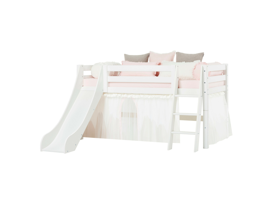 Hoppekids Winter Wonderland kussen - wit en roze - Afbeelding 5