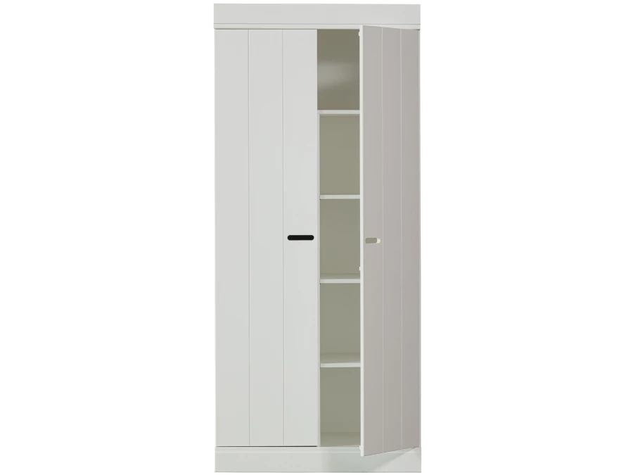 Woood Connect lage kledingkast wit - Afbeelding 3