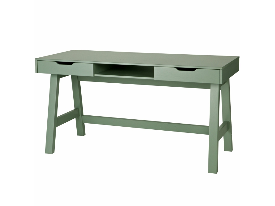 Woood Nikki bureau grenen Jadegroen