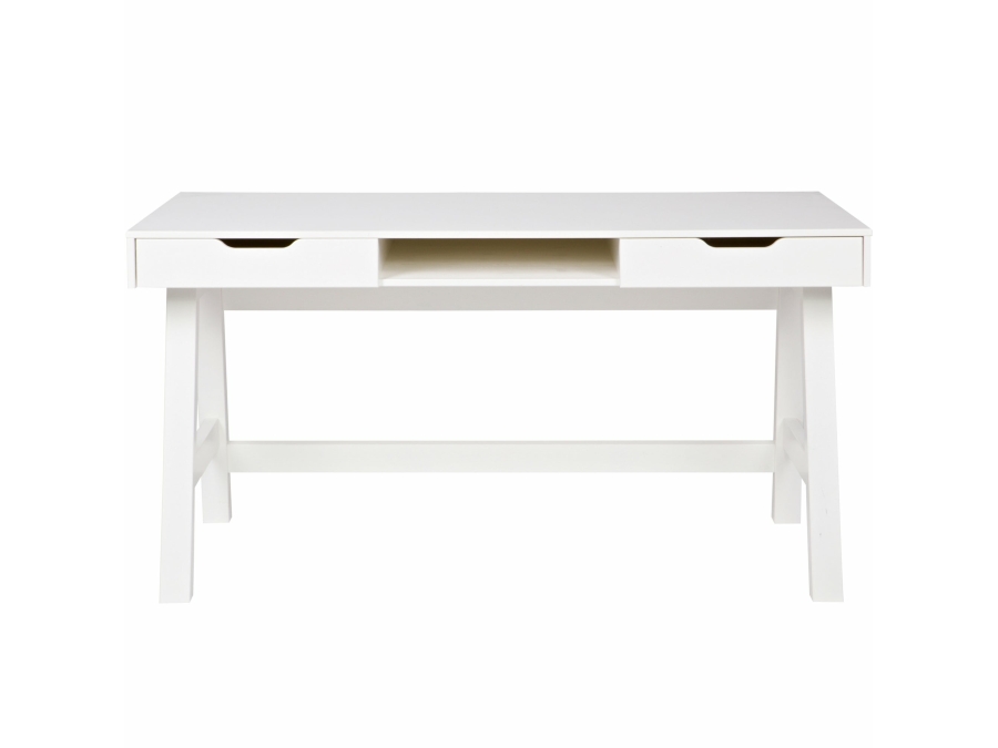 Woood Nikki bureau grenen Wit - Afbeelding 4