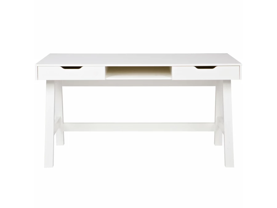 Woood Nikki bureau grenen Wit - Afbeelding 4