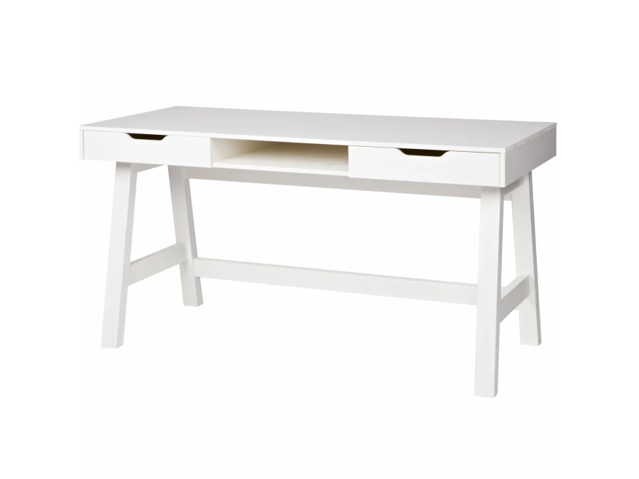 Woood Nikki bureau grenen Wit