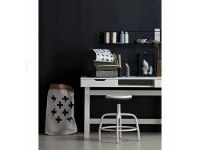 Woood Nikki bureau grenen Wit - Afbeelding 3