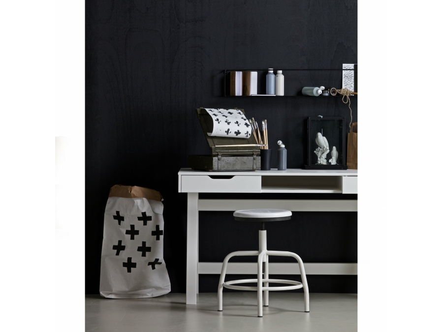 Woood Nikki bureau grenen Wit - Afbeelding 3