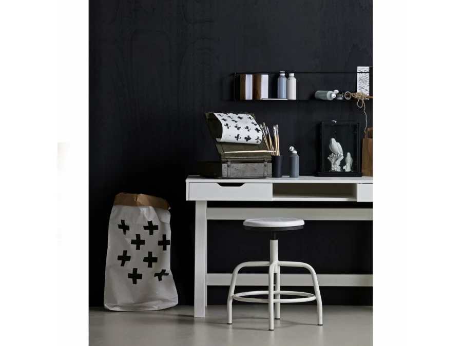 Woood Nikki bureau grenen Wit - Afbeelding 3