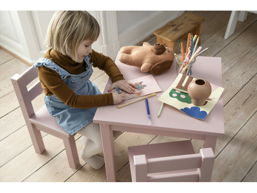 Hoppekids Mads kinderstoel - Pale Rose - Afbeelding 4