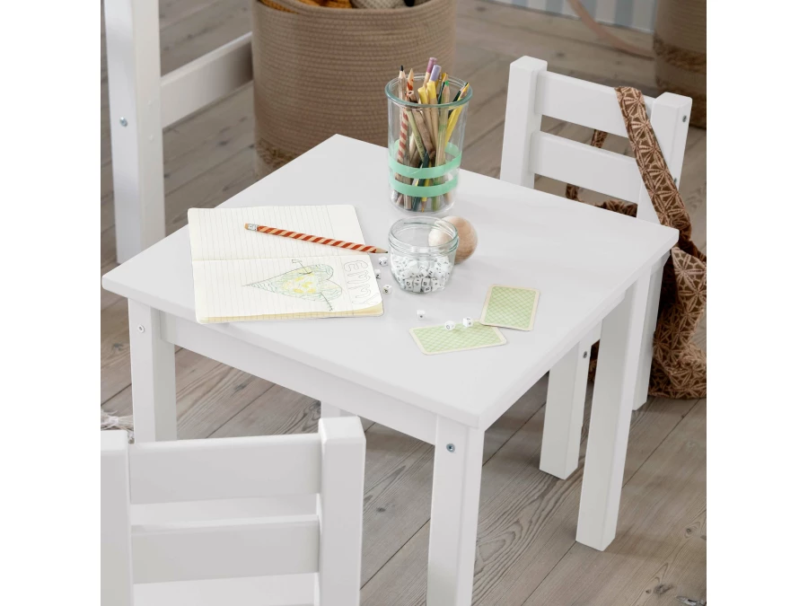 Hoppekids Mads kinderstoel - Wit - Afbeelding 2