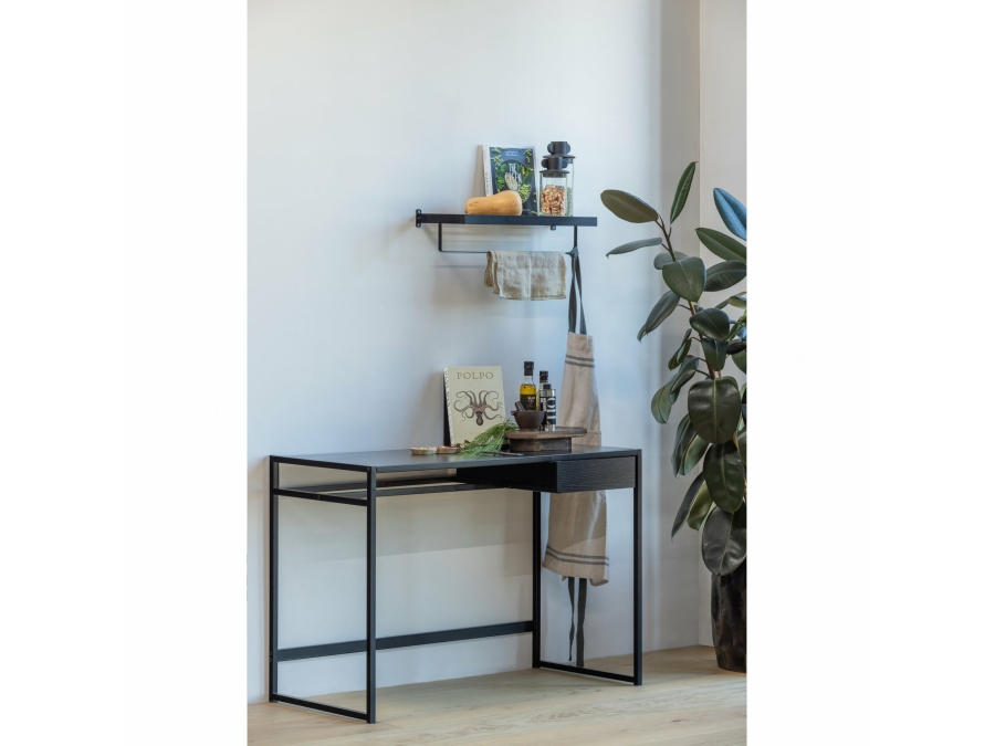 Woood Teun bureau met lade Zwart - Afbeelding 3