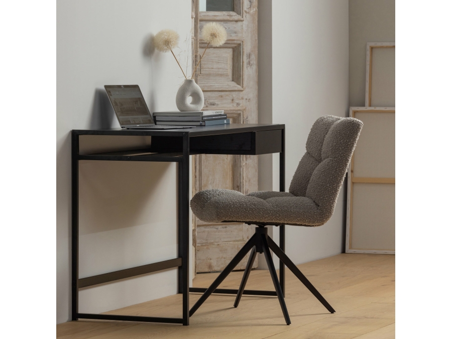 Woood Teun bureau met lade Zwart - Afbeelding 2