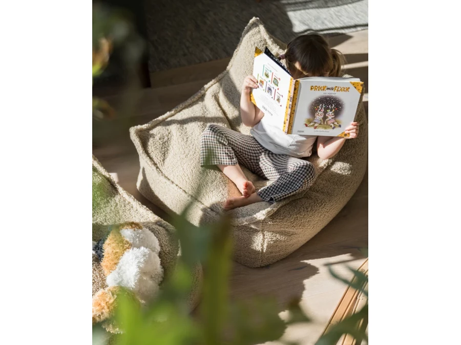 WigiWama beanbag chair - Biscuit - Afbeelding 5