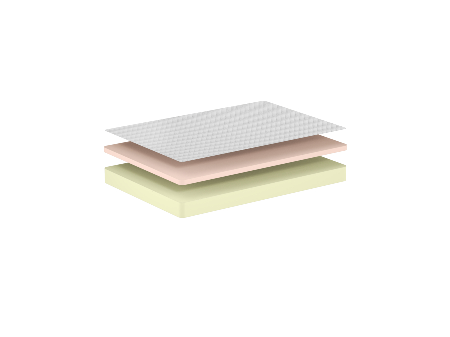 Vipack Comfort matras 90x200x19 met wasbare hoes - Afbeelding 2