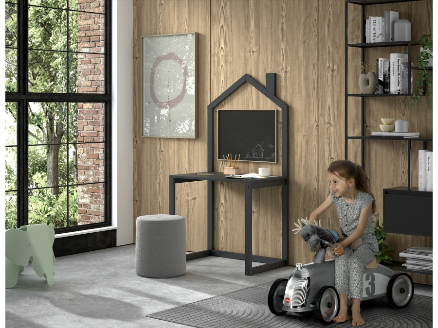 Vipack Dallas bureau antraciet - Afbeelding 3