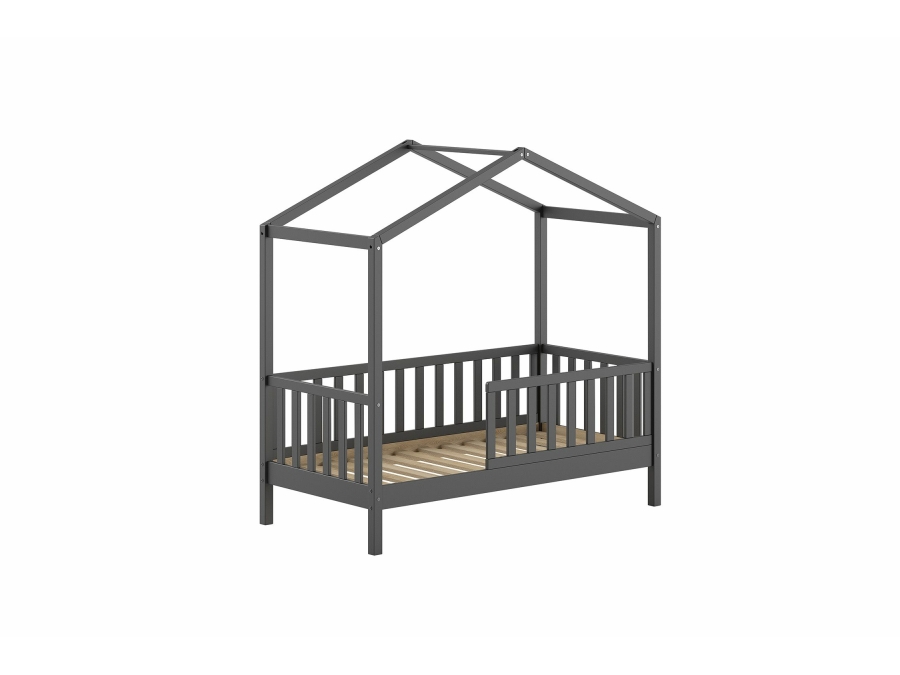Vipack Dallas juniorbed 70x140 - antraciet