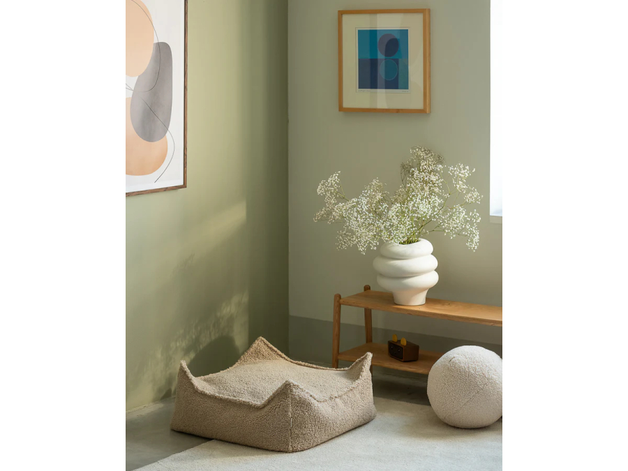 WigiWama square ottoman - Biscuit - Afbeelding 4