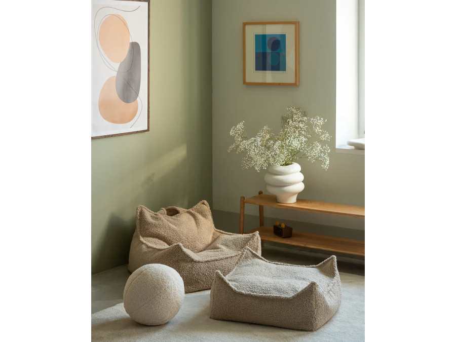 WigiWama square ottoman - Biscuit - Afbeelding 3