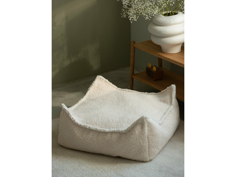 WigiWama square ottoman - Cream White - Afbeelding 2