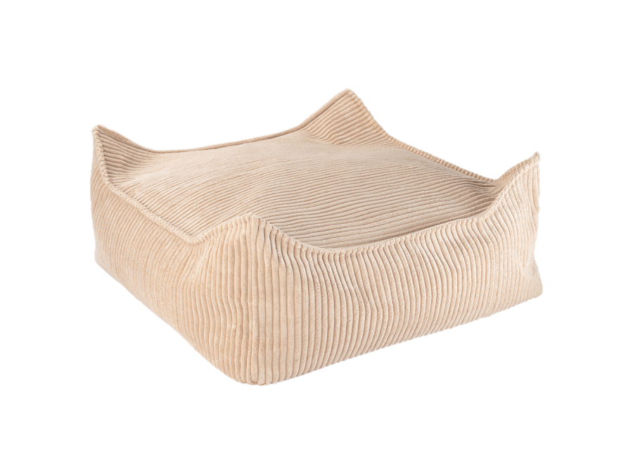 WigiWama square ottoman - Brown Sugar