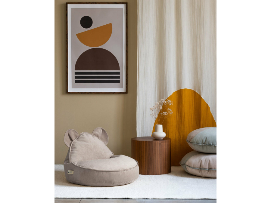 WigiWama bear beanbag - Beige - Afbeelding 4